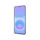 Samsung Galaxy A57 5G akıllı telefon, Buz Mavisi renkli ince çerçeveli ön ekran ve yan profil görünümü