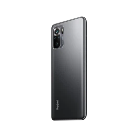 Xiaomi Redmi Note 10S siyah akıllı telefon, arka yüzey ve çoklu kamera modülü detaylı görünüm