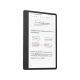 TCL Note A1 NXTPAPER siyah oyuncu tablet ekranında notlar ve yazı tasarımı görünüyor, dikey kullanım.