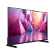 Vestel 43UA9740 Ultra HD 4K LED televizyon, renkli geometrik ekran görüntüsüyle önden görünüm
