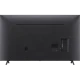 LG 65UP77006LB Ultra HD 4K LED televizyon arka bağlantı noktaları, genel siyah gövde görünümü
