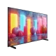 Vestel 55UT9740 Ultra HD 4K LED televizyon, renkli soyut görüntü gösteren ince siyah ekran tasarımı