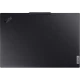 Siyah Lenovo ThinkPad P16S G4 21QV000YTX iş ve ofis laptopu, kapalı üst kapak görünümü