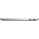 HP EliteBook 8 G1i 14 AI D30NJET gümüş iş laptop arayüz bağlantıları yandan görünüm