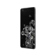 Gri Samsung Galaxy S20 Ultra akıllı telefon, kavisli ekran ve ince çerçeveyle önden görünüm