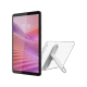 Lenovo Tab One TB305FU gri tablet önünde kılıfla ayaklı kullanım görünümü, uygun fiyatlı tablet seçeneği.