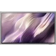 Samsung 65S95H Ultra HD 4K OLED televizyon ekranda mor ışık dalgaları gösterir, genel renkli.