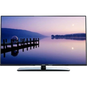 Philips 39PFL3088H Full HD FHD LED televizyon; ekranda gün batımı manzarası, genel renkli tasarım.