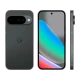 Siyah Google Pixel 10 akıllı telefonun ön, arka ve yan görünümleri