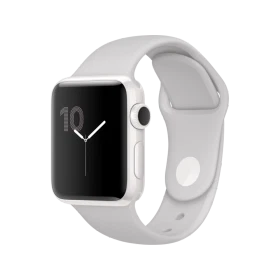 Apple Watch Edition Series 2 38 mm beyaz seramik kasalı, bulut beyazı spor kordonlu akıllı saat