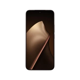 Xiaomi 15T Pro altın renk akıllı telefon, ince çerçeveli ekran tasarımı ve ön kamera deliğiyle önden görünüm