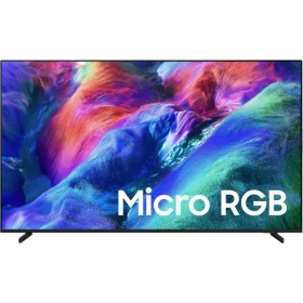 Samsung 55R85H Ultra HD 4K LED TV ekranında Micro RGB temalı renkli görüntü, genel renkli panel.