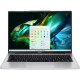 Acer Aspire Lite AL14-31P-39KN gümüş iş ve ofis laptopu, açık ekranlı ve tam klavye tasarımlı