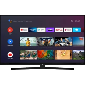Beko B55 B 975 A Ultra HD 4K televizyon, siyah çerçeveli akıllı TV ekranı açık görünüm