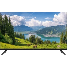 Arçelik A40 D 500 B Full HD FHD LED televizyon, doğa manzarası gösteren siyah ekranlı TV