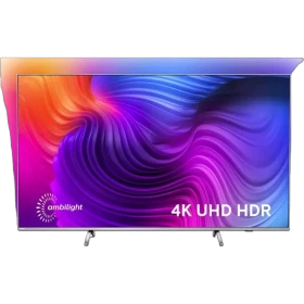 Philips 75PUS8506 LED televizyon, Ultra HD 4K HDR ekranda ambilight ambiyanslı renkli görüntü.