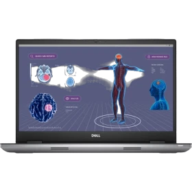 Dell Precision 7780 XCTOP7780EMEA_VP1 gri iş ve ofis laptopu; sağlık analiz ekranı olan vitrin görünümü