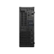 Dell Precision 3240T.00 siyah masaüstü bilgisayarın bağlantı noktaları ve havalandırma ızgaraları bulunan arka paneli
