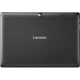 Lenovo Tab 10 siyah tablet arka yüz görünümü, marka logosu ve kamera detaylarıyla