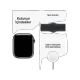 Apple Watch Series 8 Cellular 41 mm siyah akıllı saat, spor kordon ve USB-C manyetik şarj kablosu içeriği