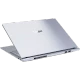 Casper Nirvana Z100.1335-BX00A-M-Q açık mavi ultrabook laptop; açıkta menteşe ve yan bağlantı portları görünüyor