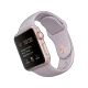Apple Watch Sport 38 mm pembe altın alüminyum kasalı, lavanta spor kordonlu akıllı saat