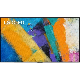 LG OLED77GX6LA Ultra HD 4K OLED televizyon, renkli sanat görseliyle geniş ekran vitrin sunumu