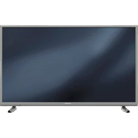 Grundig 55 GCU 7800 S Ultra HD 4K LED televizyon, siyah ekran ve metalik çerçeve