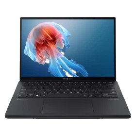 Asus Zenbook DUO OLED UX8406CA-PZ101W siyah iş ve ofis laptopu, çift ekranlı çalışma görünümü