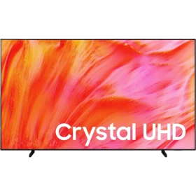 Samsung 98U9000H Ultra HD 4K TV, ince siyah çerçeveli ekranda canlı renkli Crystal UHD görüntü