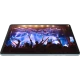 Huawei MatePad 11.5 PaperMatte Edition tablet, mavi renk; 11,5 inç ekranda konser sahnesi görünüyor.