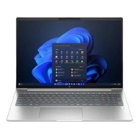 HP ProBook 4 G1ah 14 D0QX9AT009 gümüş renk iş ve ofis laptopu, açık ekranlı tasarım görünümü
