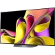 LG OLED77B36LA Ultra HD 4K OLED televizyon; canlı renkli ekranda soyut desenler, genel renk seçeneği