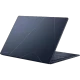 Asus Zenbook 14 OLED UX3405MA-PP287W koyu mavi ultrabook laptop; açık ekran ve klavye görünümü