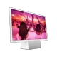 Philips 24PFS5231 Full HD LED televizyon; ekranda pembe ışıklı sahne, beyaz gövde tasarım görünüyor