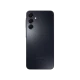 Samsung Galaxy A16 5G siyah akıllı telefonun arka yüzü, üçlü kamera ve LED flaş detayıyla
