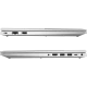 HP ProBook 450 G9 6F272EA gümüş laptop bağlantı portları önden görünüm, iş ve ofis için uygun