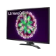LG 65NANO796NE Ultra HD 4K LED TV; NanoCell teknolojili, mor ekranda renkli çiçek tasarımı.