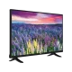 Vestel 43UD8360 Ultra HD 4K LED televizyon, siyah çerçeveli ve çiçek tarlası görüntülü