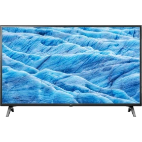 LG 43UM7100PLB 43 inç Ultra HD 4K LED televizyon ekranında mavi manzara görüntüsü