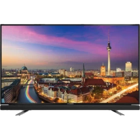 Grundig 55 VLE 6535 BL Full HD LED televizyon, siyah çerçeveli tasarımıyla önden görünüm