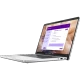 Dell Pro 14 Plus PB14250 BTO110-PB14250-32 gri iş ve ofis laptopu açık ekran ile önden görünüm