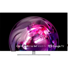 Arçelik A65 OLED D 975 A Ultra HD 4K TV, siyah çerçeveli OLED ekran ve modern ayak tasarımıyla görünür