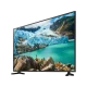 Samsung 50RU7090 Ultra HD 4K LED TV siyah ekranda buzul ve deniz manzarasıyla sergileniyor