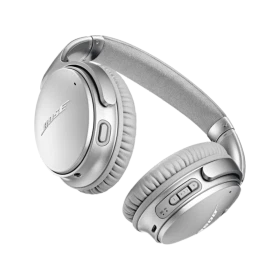Bose QuietComfort 35 II Kablosuz gri kulaklık, döner kulaklık yuvaları ve yumuşak kulak yastıklarıyla