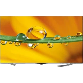 LG 60UB850V Ultra HD 4K LED televizyon, genel renkli ekran görüntüsünde canlı damlacıklar ve parlak sahne