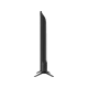 LG 55UM7100PLB Ultra HD 4K LED televizyonun siyah renk yandan görünümü, ince tasarım ve ayaklı yapı