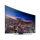 Samsung 65HU8200 Ultra HD 4K LED televizyon, şehir manzaralı ekran görüntüsü, genel renkli tasarım