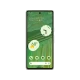 Yeşil Google Pixel 7 akıllı telefon, ön yüzü ve ana ekranı açık şekilde dikey konumda