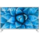 LG 49UN73903LE Ultra HD 4K LED Televizyon, ekranda canlı mavi çiçek görseliyle vitrinde.